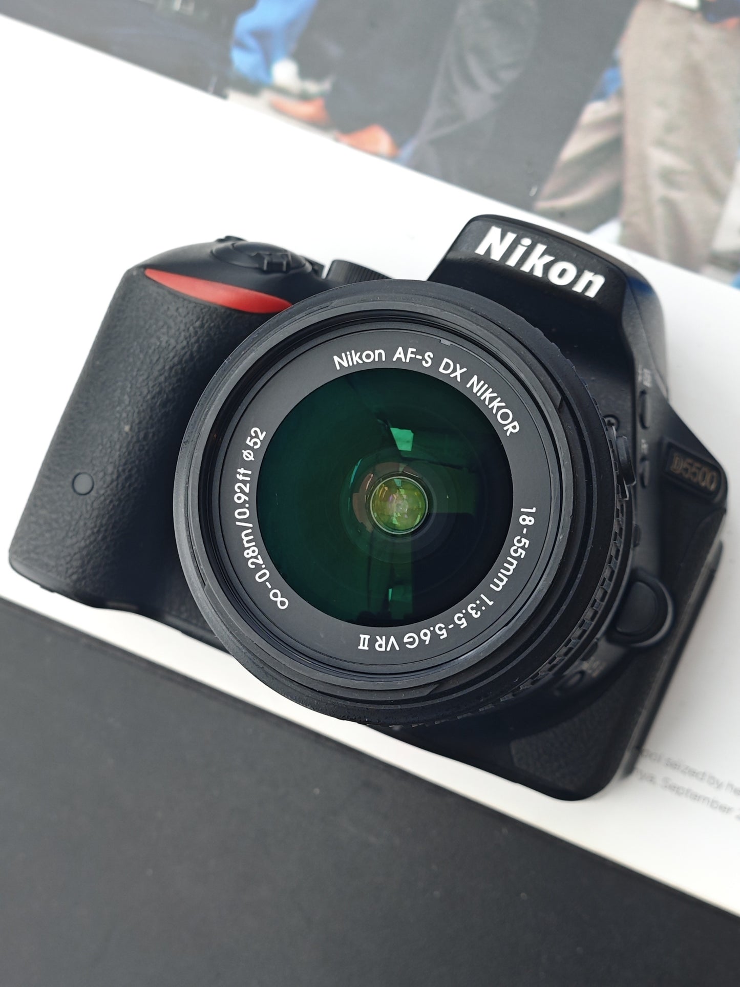 *READ* Used Nikon D5500 with Nikon DX VR AF-S 18-55mm F3.5-5.6 G II ED [No charger]