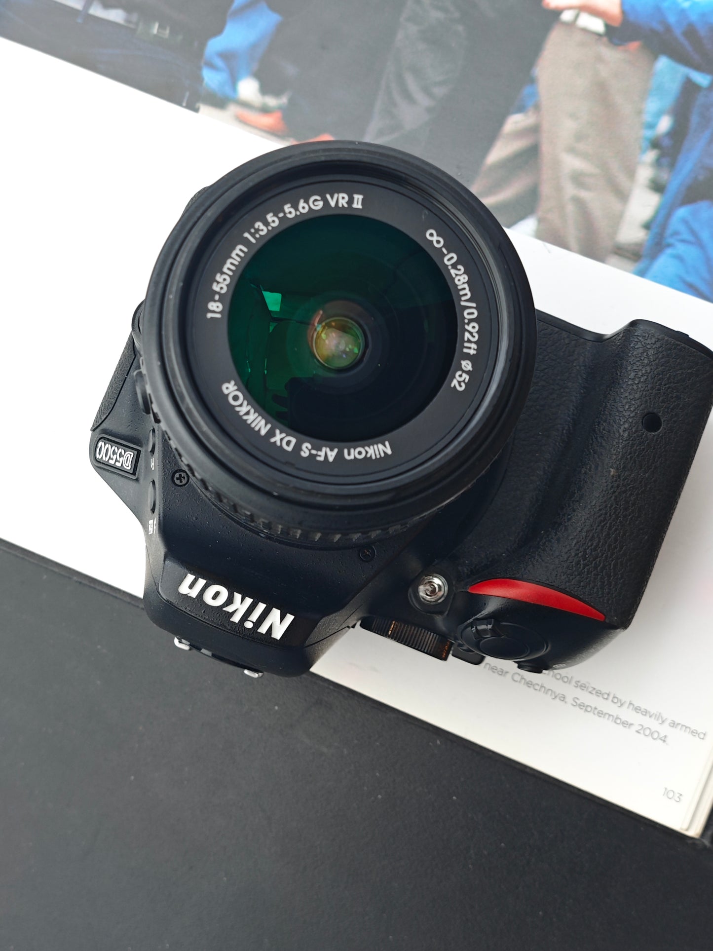 *READ* Used Nikon D5500 with Nikon DX VR AF-S 18-55mm F3.5-5.6 G II ED [No charger]