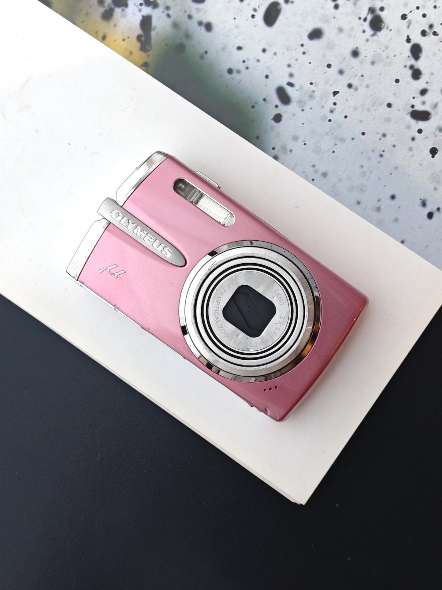 Used Olympus μ 1020 pink Digital Camera