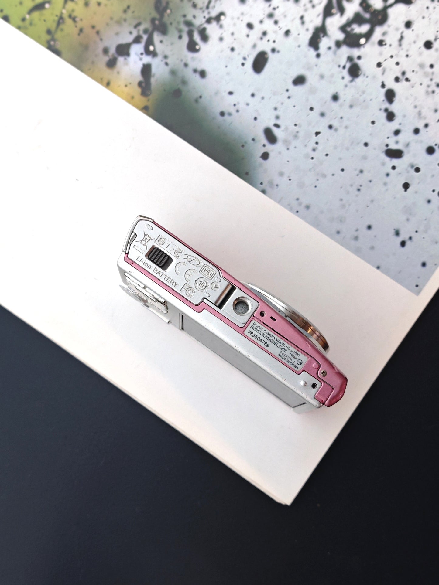 Used Olympus μ 1020 pink Digital Camera