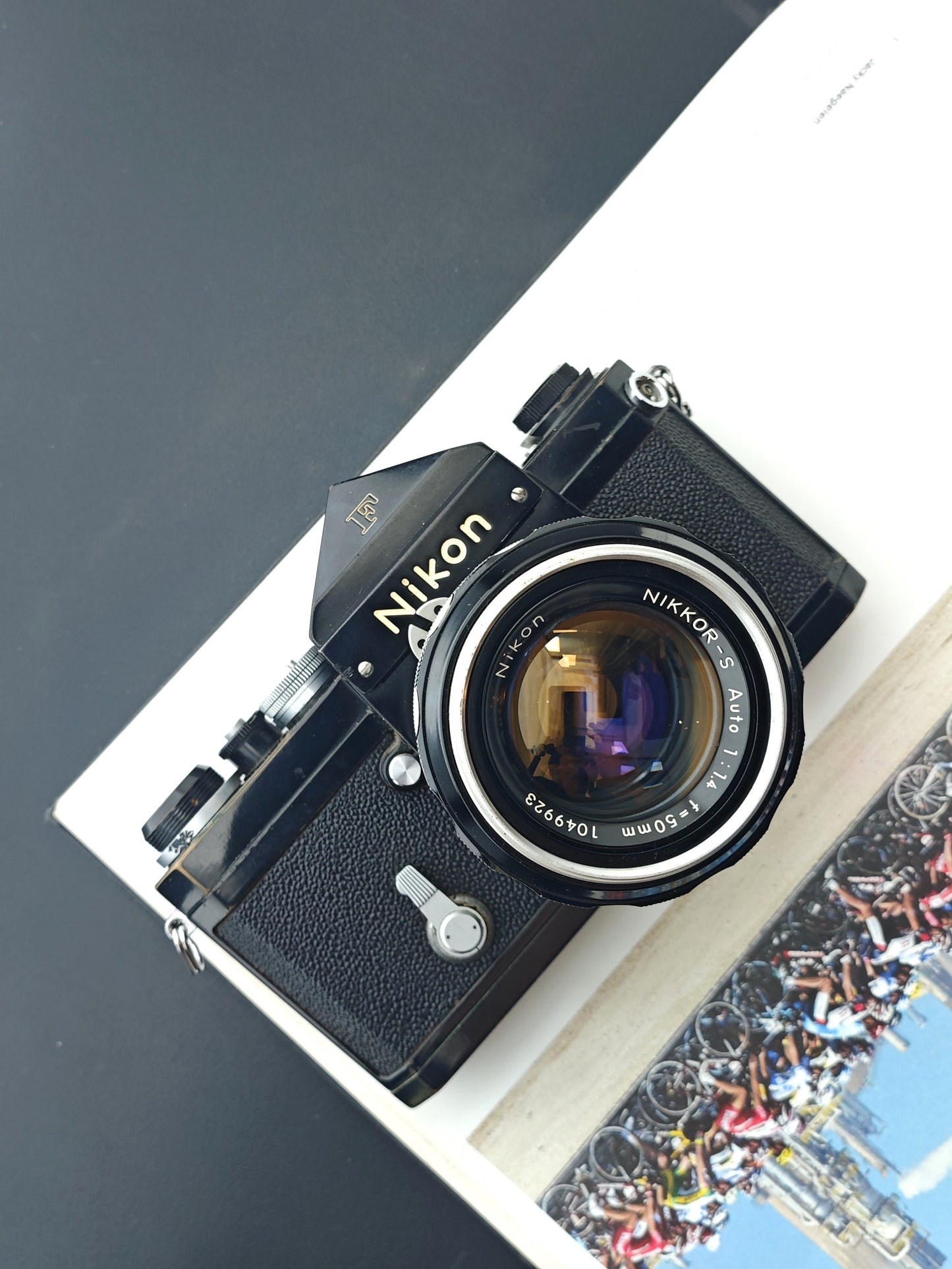 Nikon F black with Nikkor-S 50mm F1.4