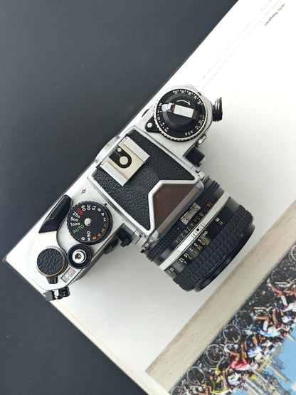 Nikon FE silver with Nikkor 50mm F1.4 Ai-S