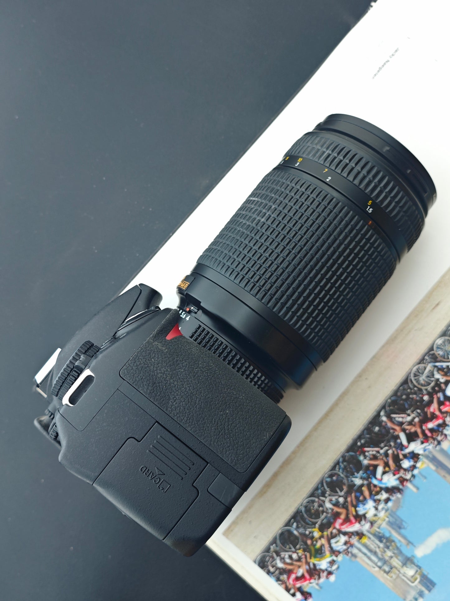 Used Nikon D3100 with AF Nikkor 70-300mm F4-5.6 D [No charger]