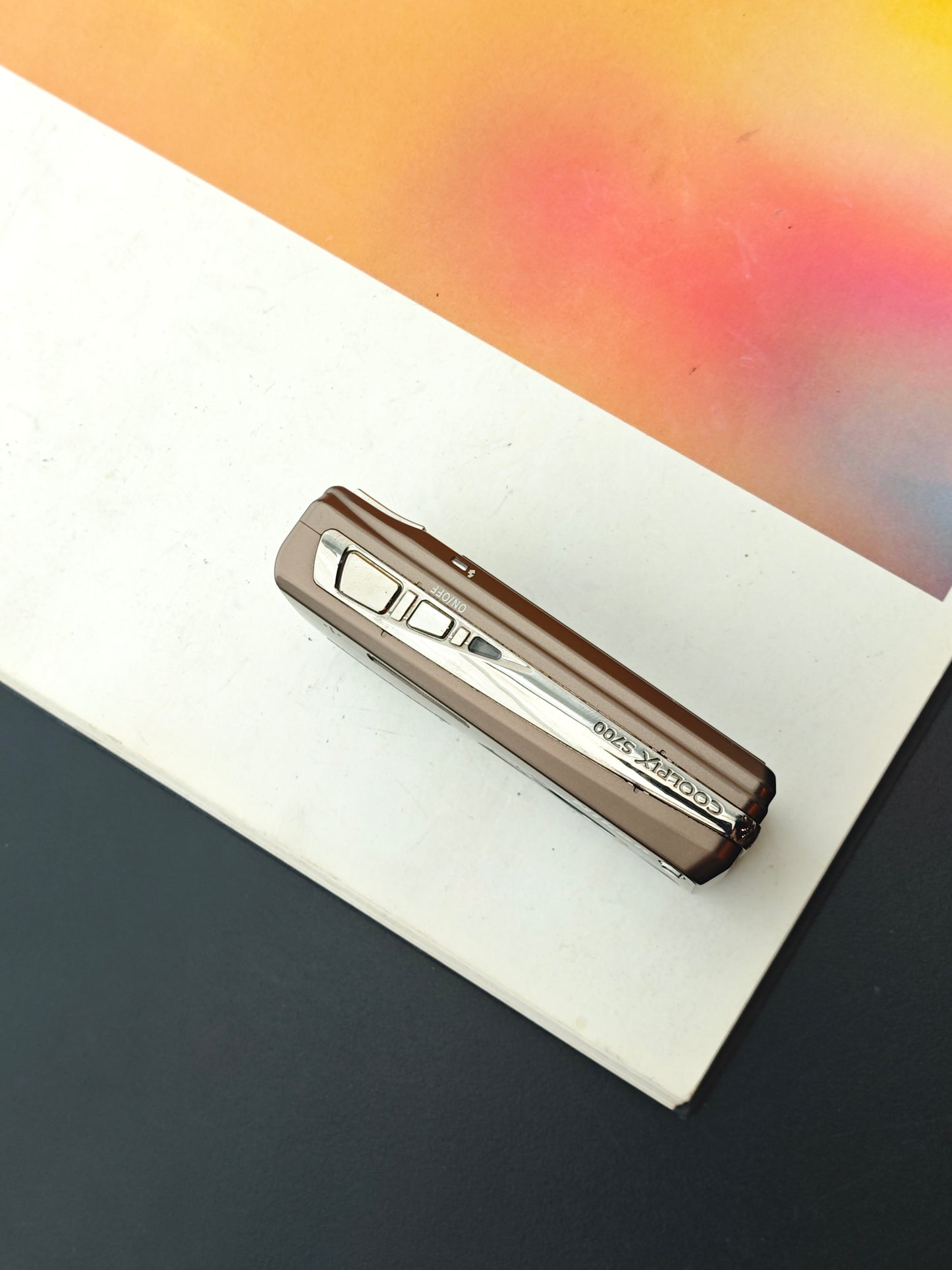 Used Nikon Coolpix S700 brown Digital Camera [No charger]