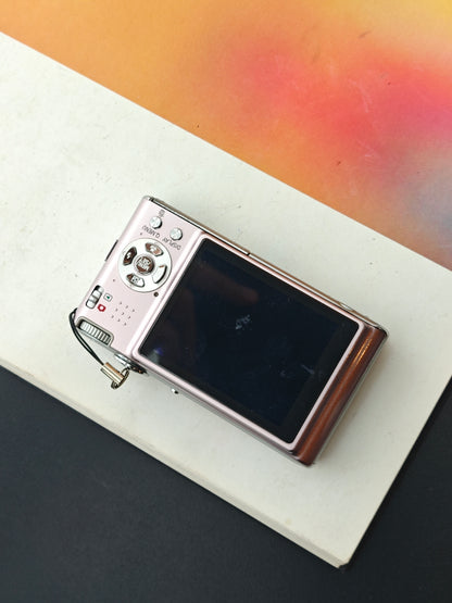 Used Panasonic Lumix DMC-FX37 pink Digital Camera [JPN only, No charger] #FG8SA002767