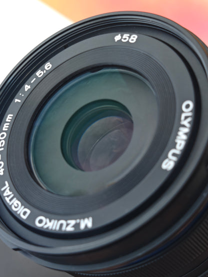 Used Olympus Pen Lite E-PL3 with 40-150mm F4-5.6 R ED MSC (+Flash 4FS1)