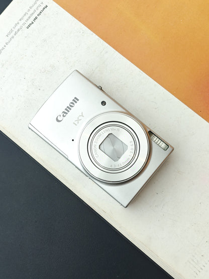 Used Canon IXY 210 silver Digital Camera