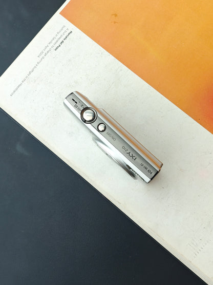 Used Canon IXY 210 silver Digital Camera