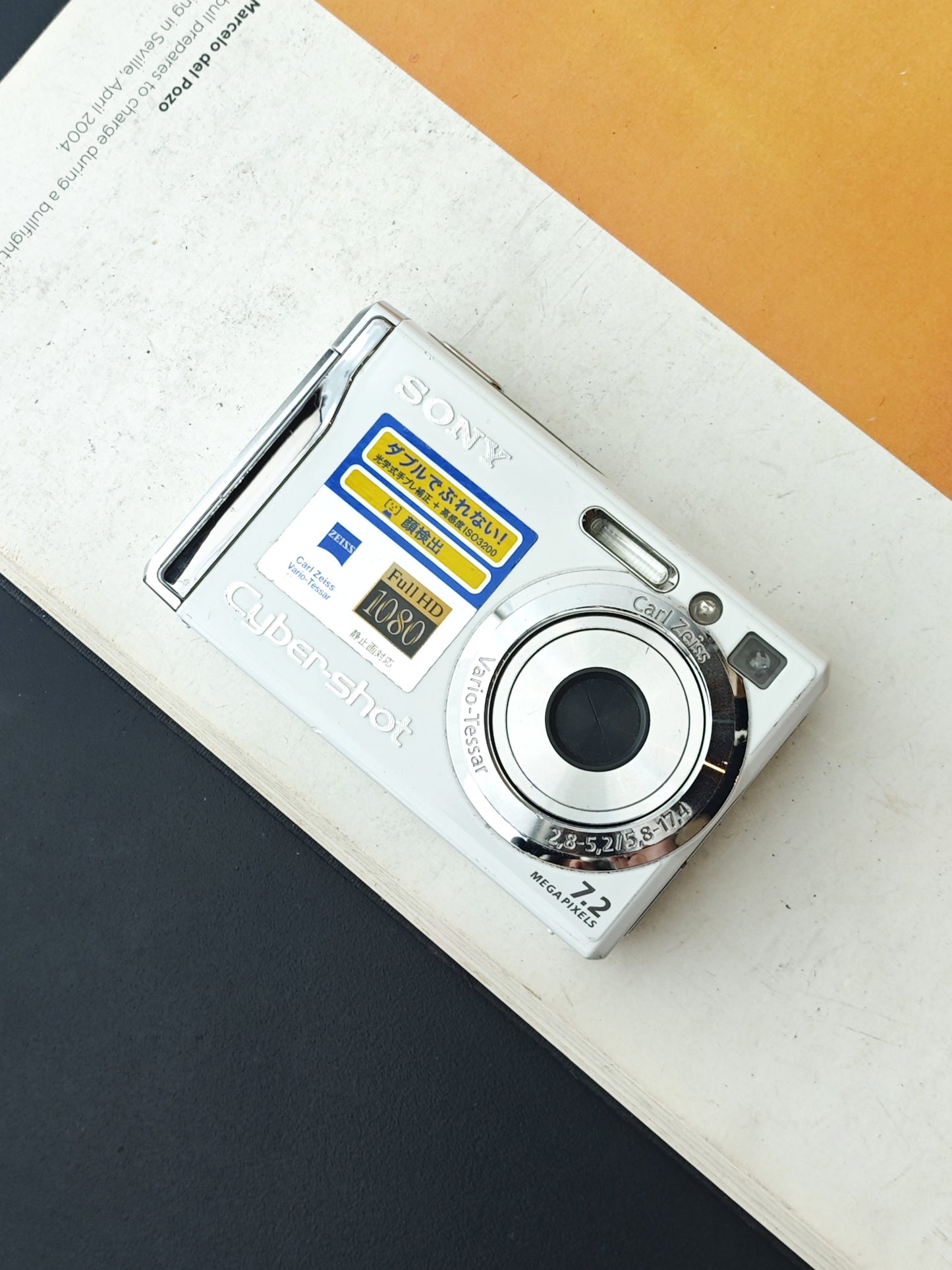 Used Sony Cyber-shot DSC-W80 Digital Camera [JPN only, No charger]