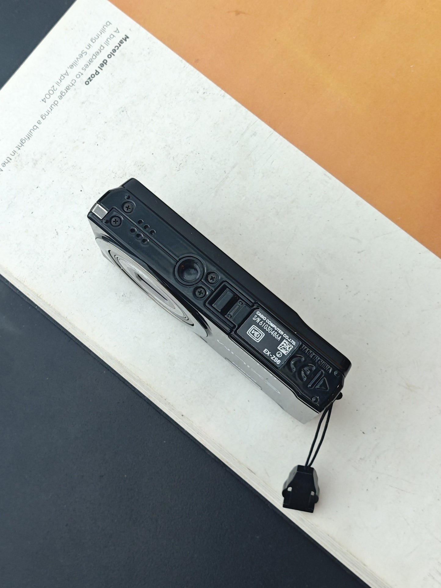 Used Casio EXILIM EX-ZS6 black Digital Camera [No charger]