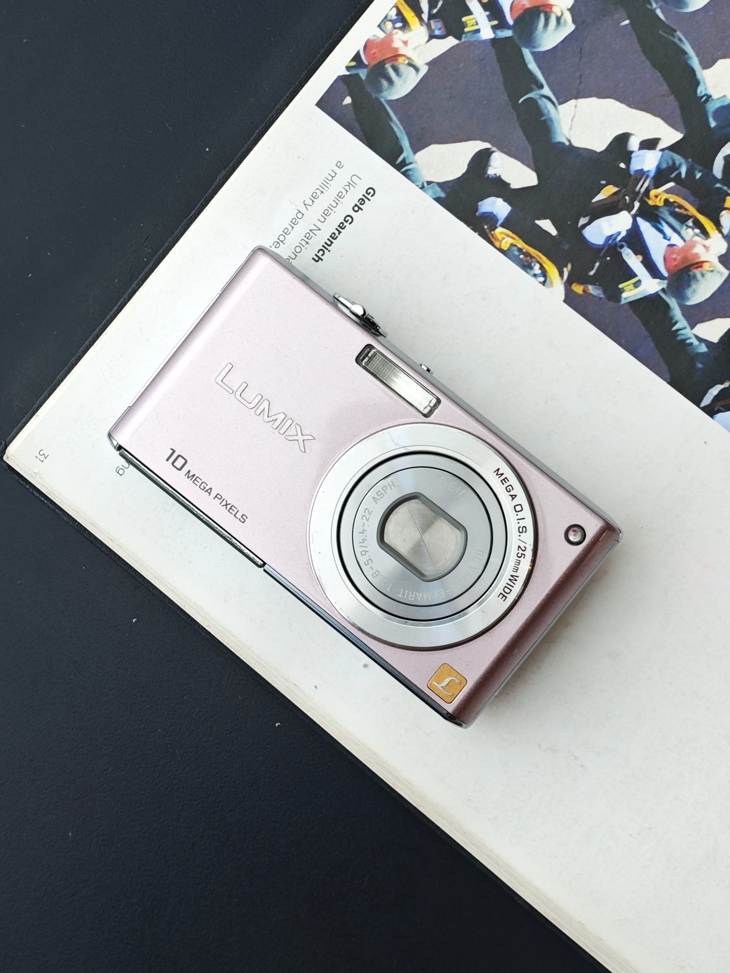 Used Panasonic Lumix DMC-FX37 pink Digital Camera [JPN only, No charger] #FG8SA004573