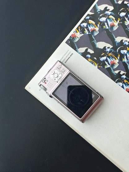 Used Panasonic Lumix DMC-FX37 pink Digital Camera [JPN only, No charger] #FG8SA004573