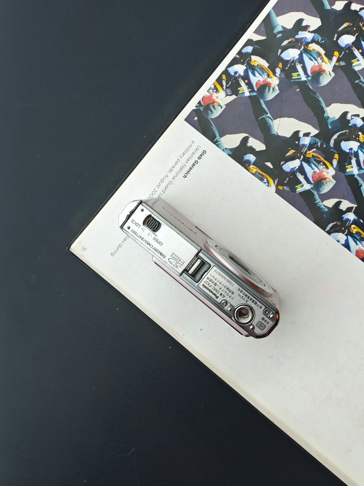 Used Panasonic Lumix DMC-FX37 pink Digital Camera [JPN only, No charger] #FG8SA004573