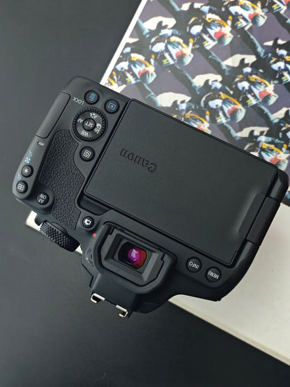 Used Canon EOS Kiss X10i with Double Zoom Kit Digital Camera