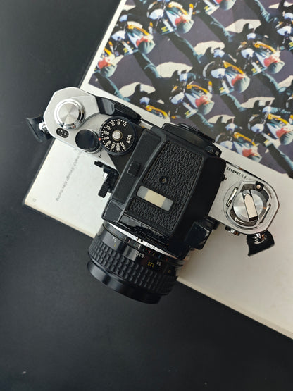 Nikon F2 photomic silver with Nikkor 28mm F3.5 Ai-S