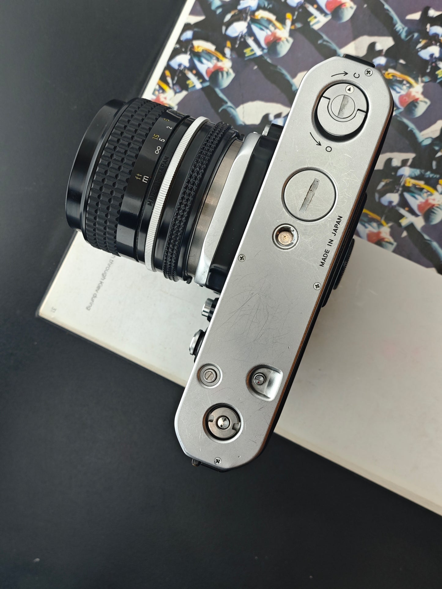 Nikon F2 photomic silver with Nikkor 28mm F3.5 Ai-S