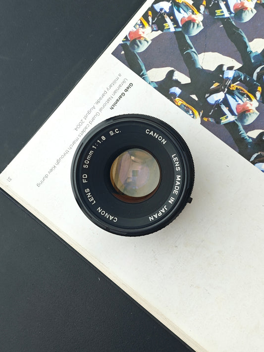 Canon Lens FD 50mm F1.8 S.C.