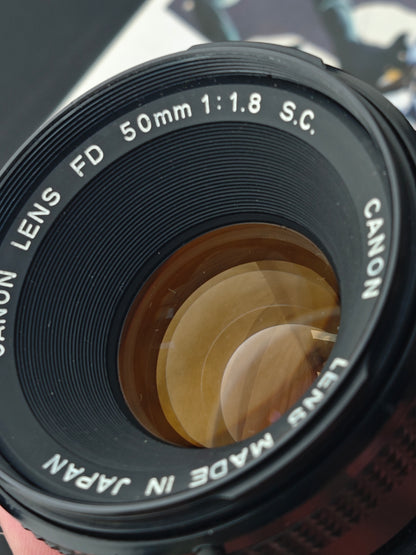 Canon Lens FD 50mm F1.8 S.C.