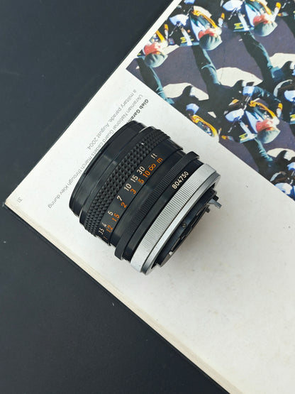 Canon Lens FD 50mm F1.8 S.C.