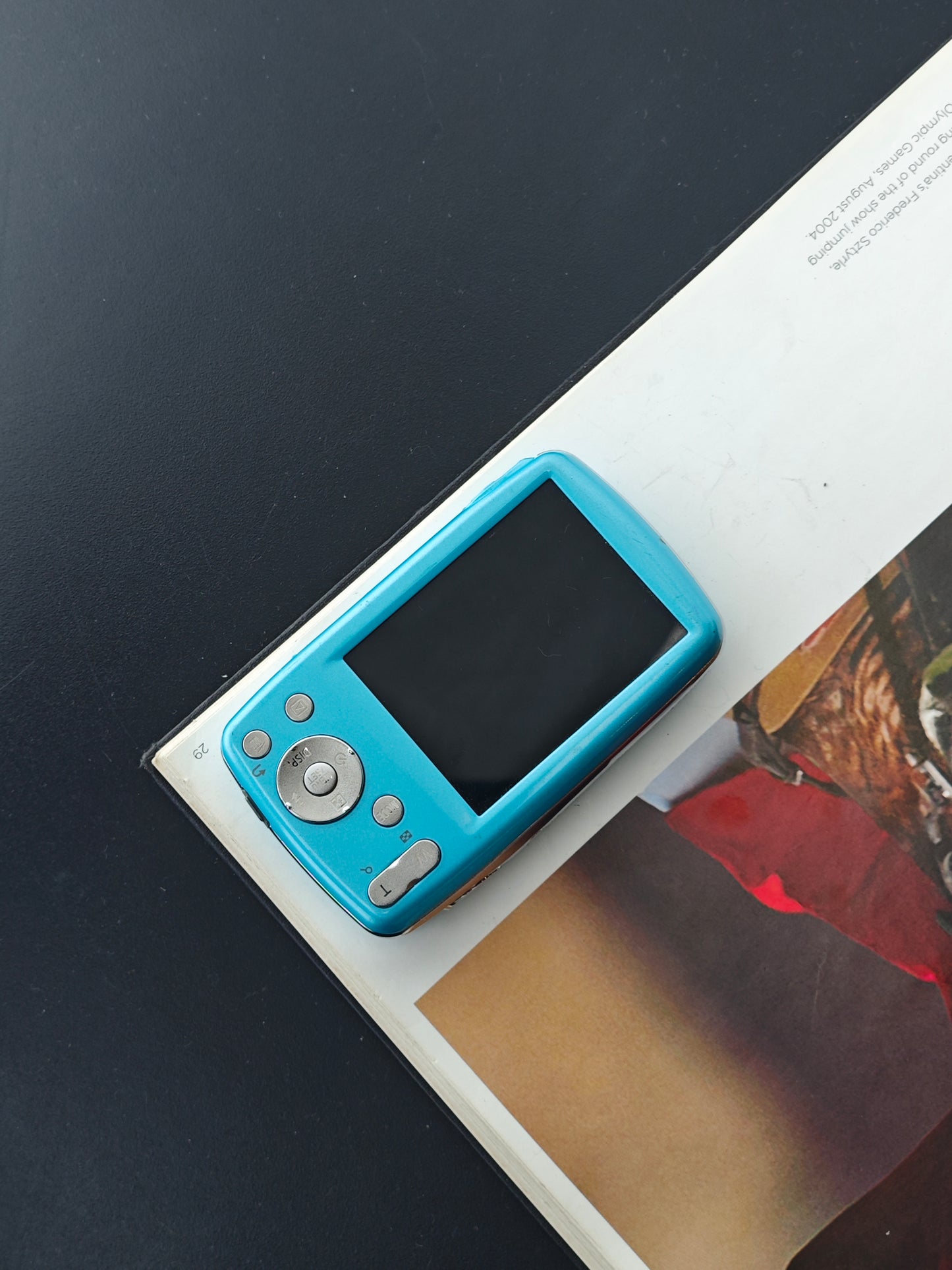 Used Panasonic Lumix DMC-S1 blue Digital Camera [JPN only, No charger]