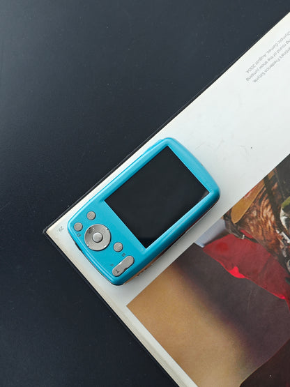Used Panasonic Lumix DMC-S1 blue Digital Camera [JPN only, No charger]