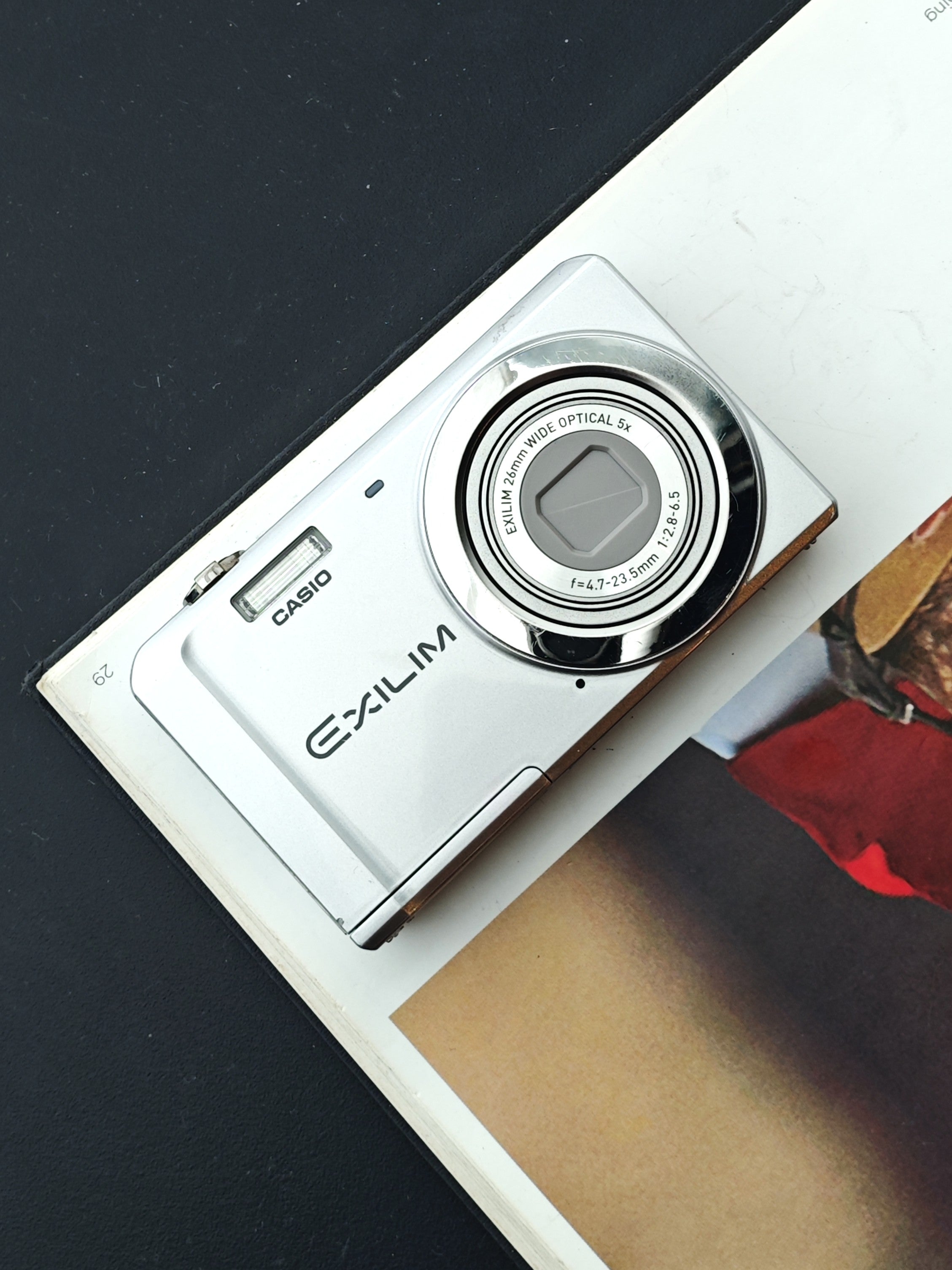 Used Casio EXILIM EX-ZS5 silver Digital Camera [with box] – UNIT