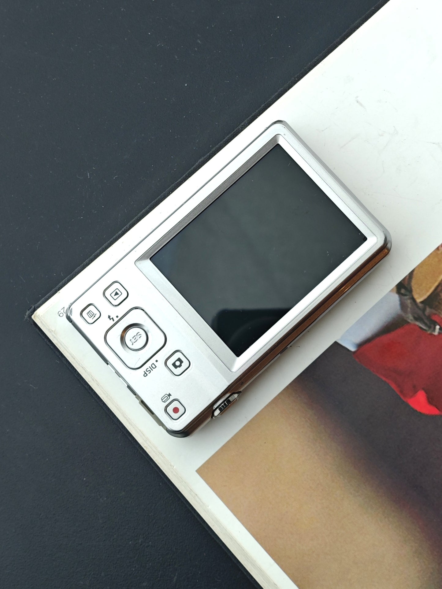 Used Casio EXILIM EX-ZS5 silver Digital Camera [with box]