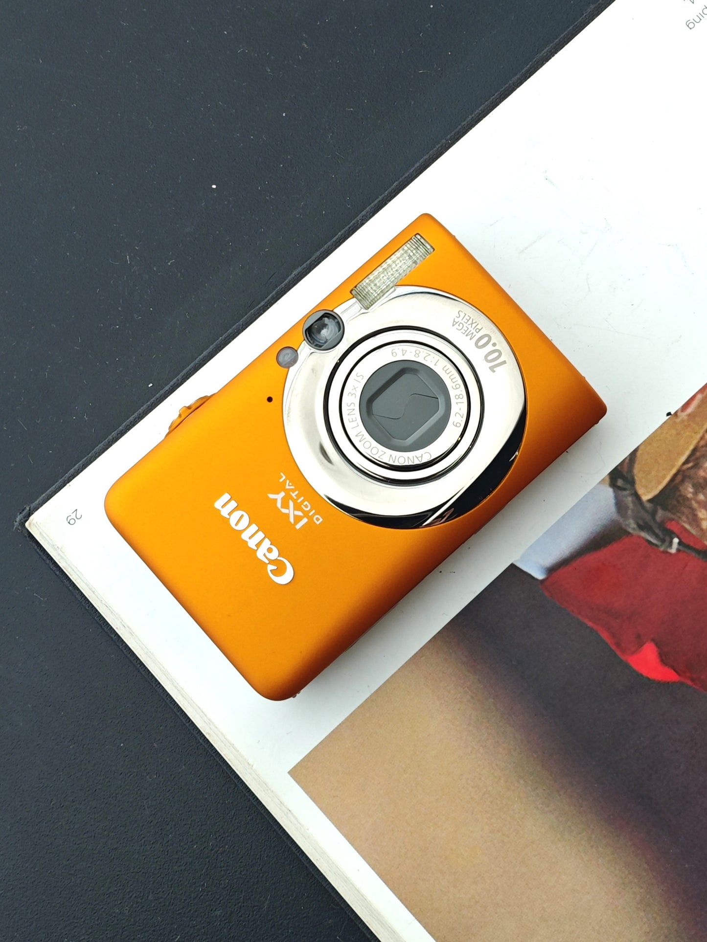 Used Canon IXY Digital 110 IS orange Digital Camera [with box]