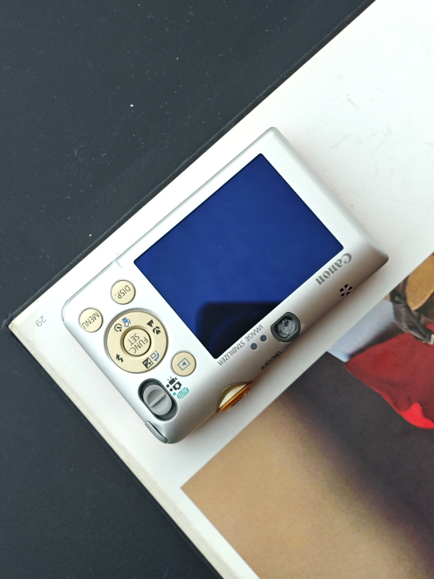 Used Canon IXY Digital 110 IS orange Digital Camera [with box]