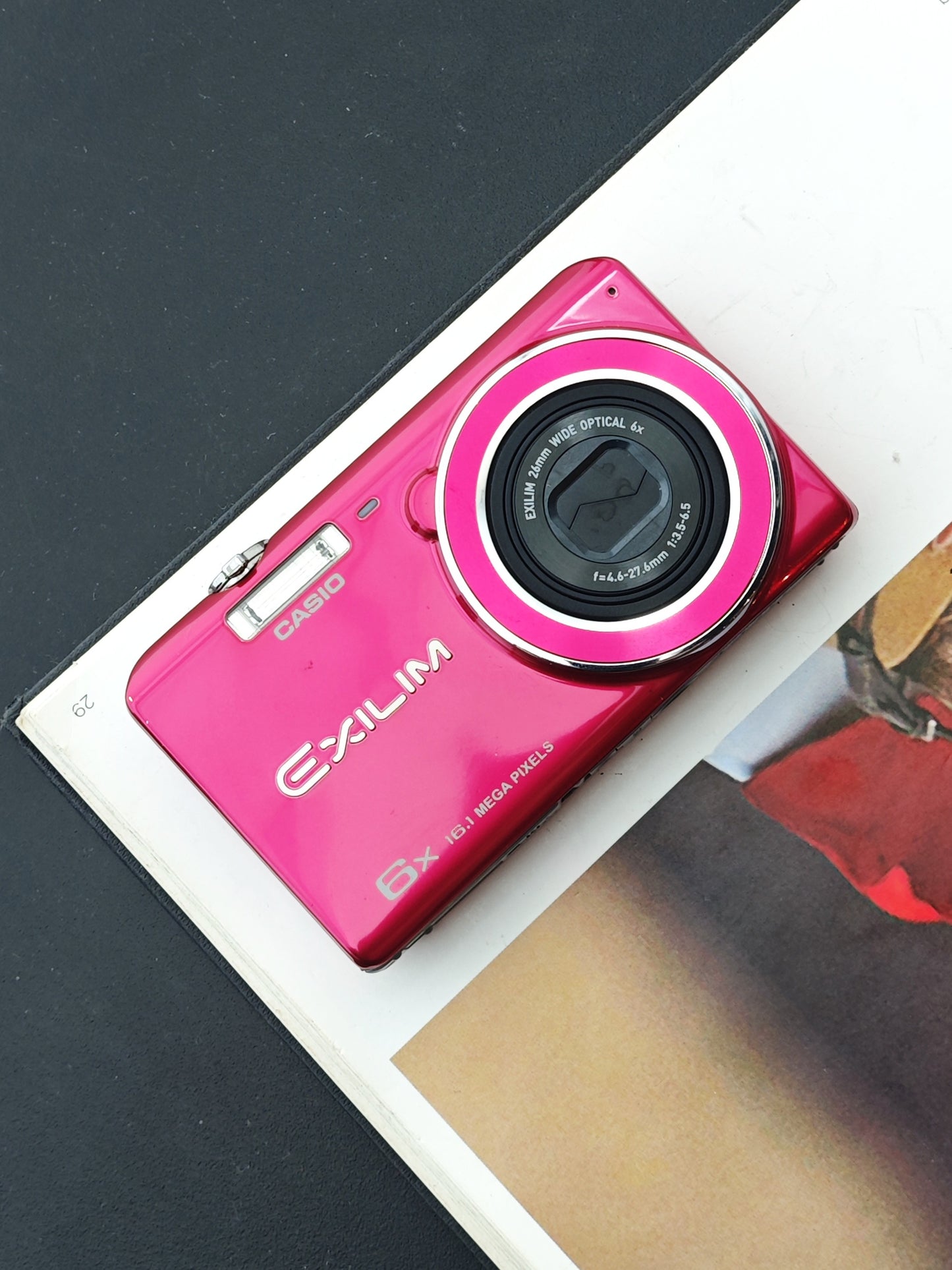 Used Casio EXILIM EX-ZS26 magenta Digital Camera [with box]