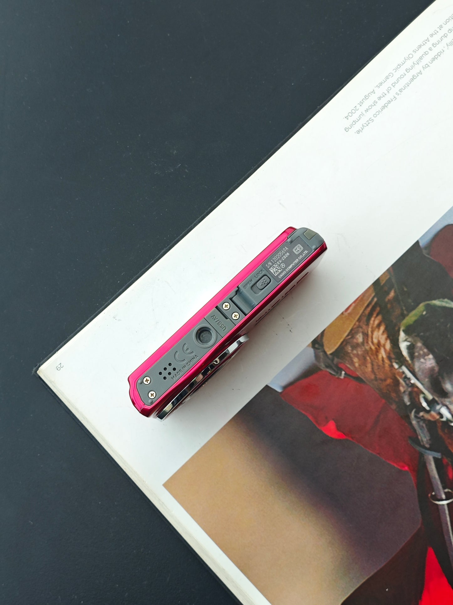Used Casio EXILIM EX-ZS26 magenta Digital Camera [with box]