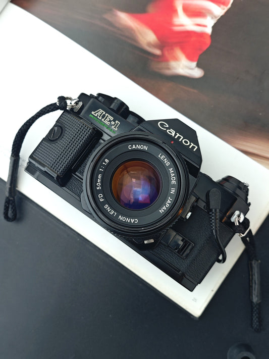 Canon AE-1 program with FD 50mm F1.8