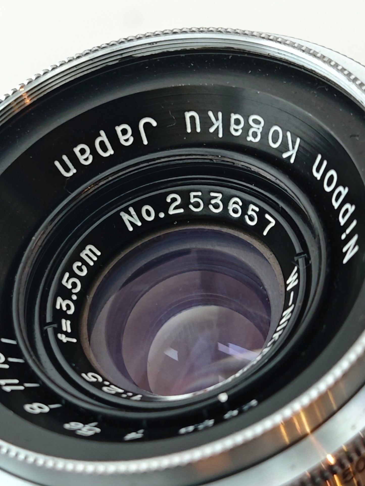Nippon Kogaku W-Nikkor C 3.5cm F2.5 [S mount]