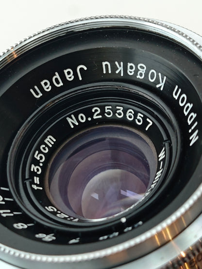 Nippon Kogaku W-Nikkor C 3.5cm F2.5 [S mount]