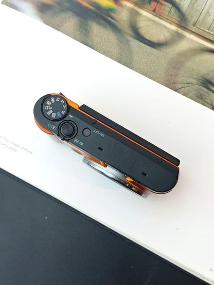 Used Casio EXILIM EX-ZR1600 orange Digital Camera [No charger]