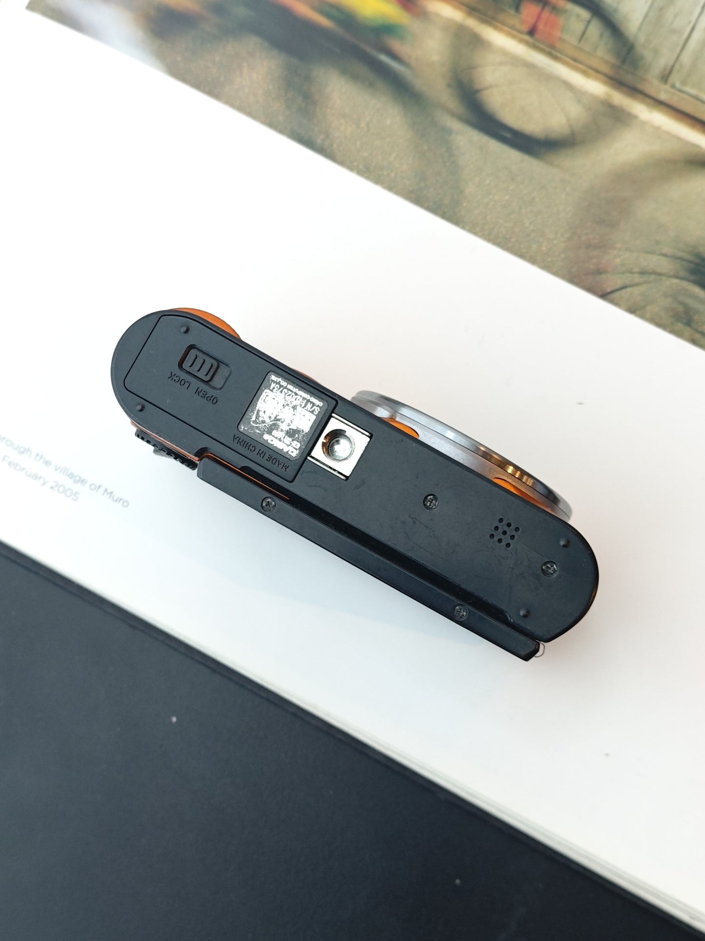 Used Casio EXILIM EX-ZR1600 orange Digital Camera [No charger]