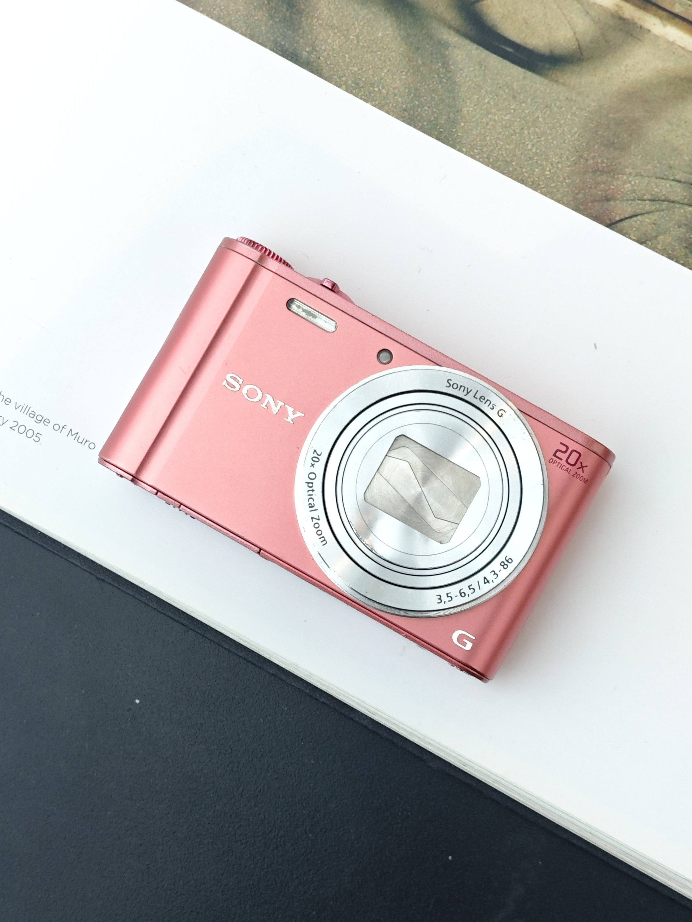Used Sony Cyber Shot DSC-WX350 pink Digital Camera [JPN only