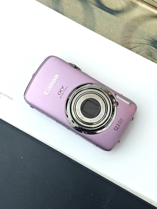 Used Canon IXY 930 IS pink Digital Camera [No charger]