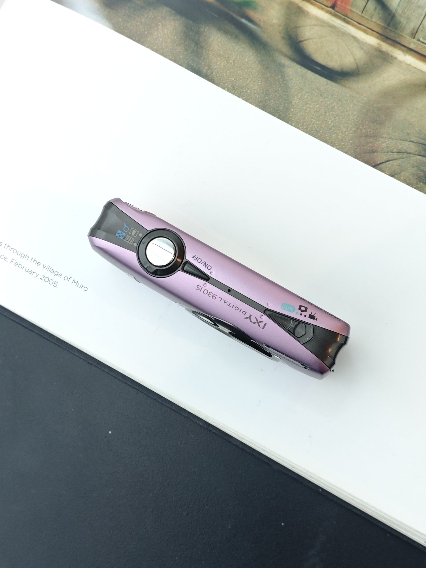 Used Canon IXY 930 IS pink Digital Camera [No charger]