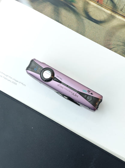 Used Canon IXY 930 IS pink Digital Camera [No charger]