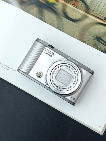 Used Casio EXILIM EX-ZR1700 silver Digital Camera [with box]
