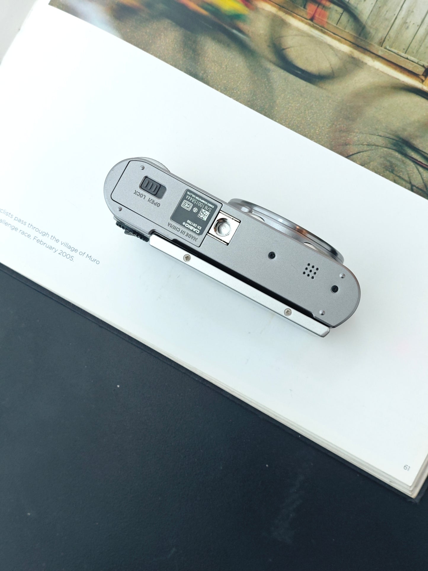 Used Casio EXILIM EX-ZR1700 silver Digital Camera [with box]