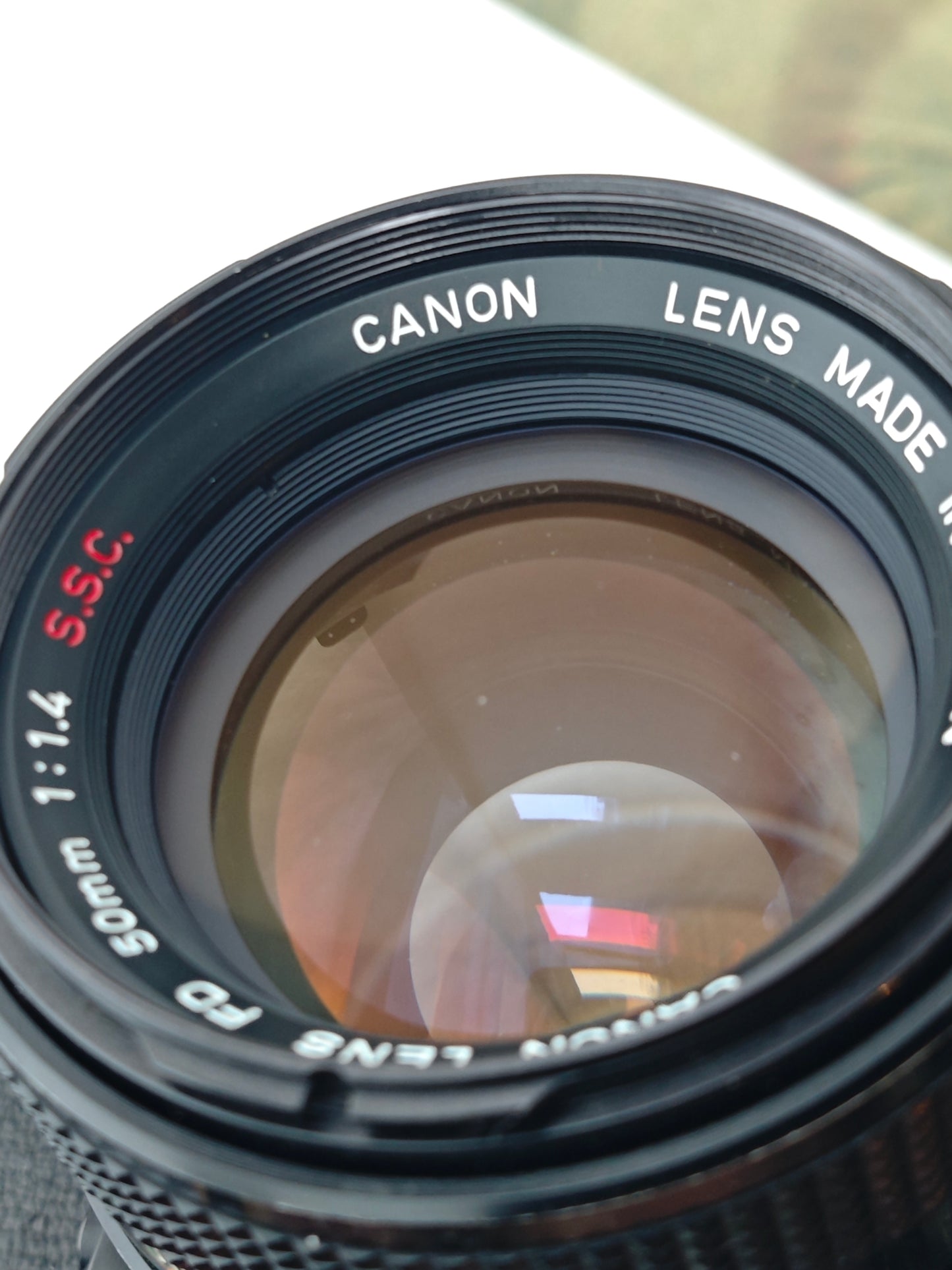 Canon A-1 with FD 50mm F1.4 S.S.C.