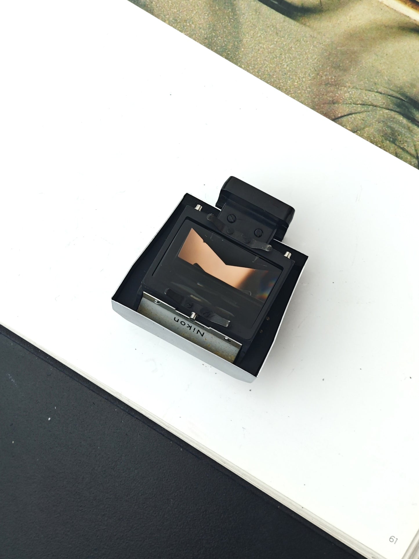 Nikon F prism eye level finder silver