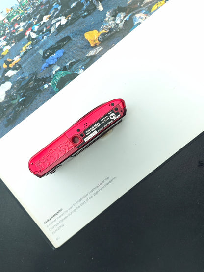 Used Nikon Coolpix S3500 red Digital Camera [No charger]