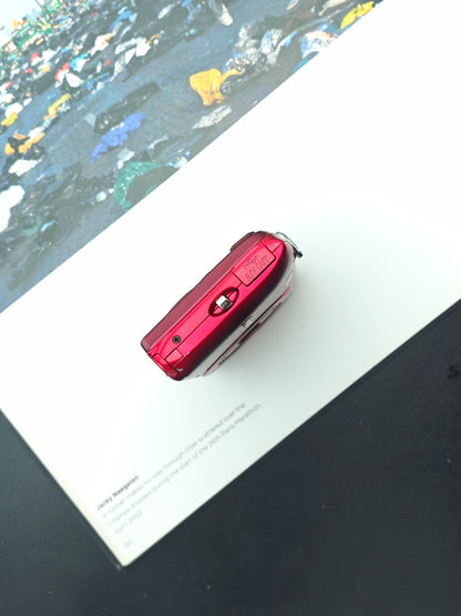 Used Nikon Coolpix S3500 red Digital Camera [No charger]