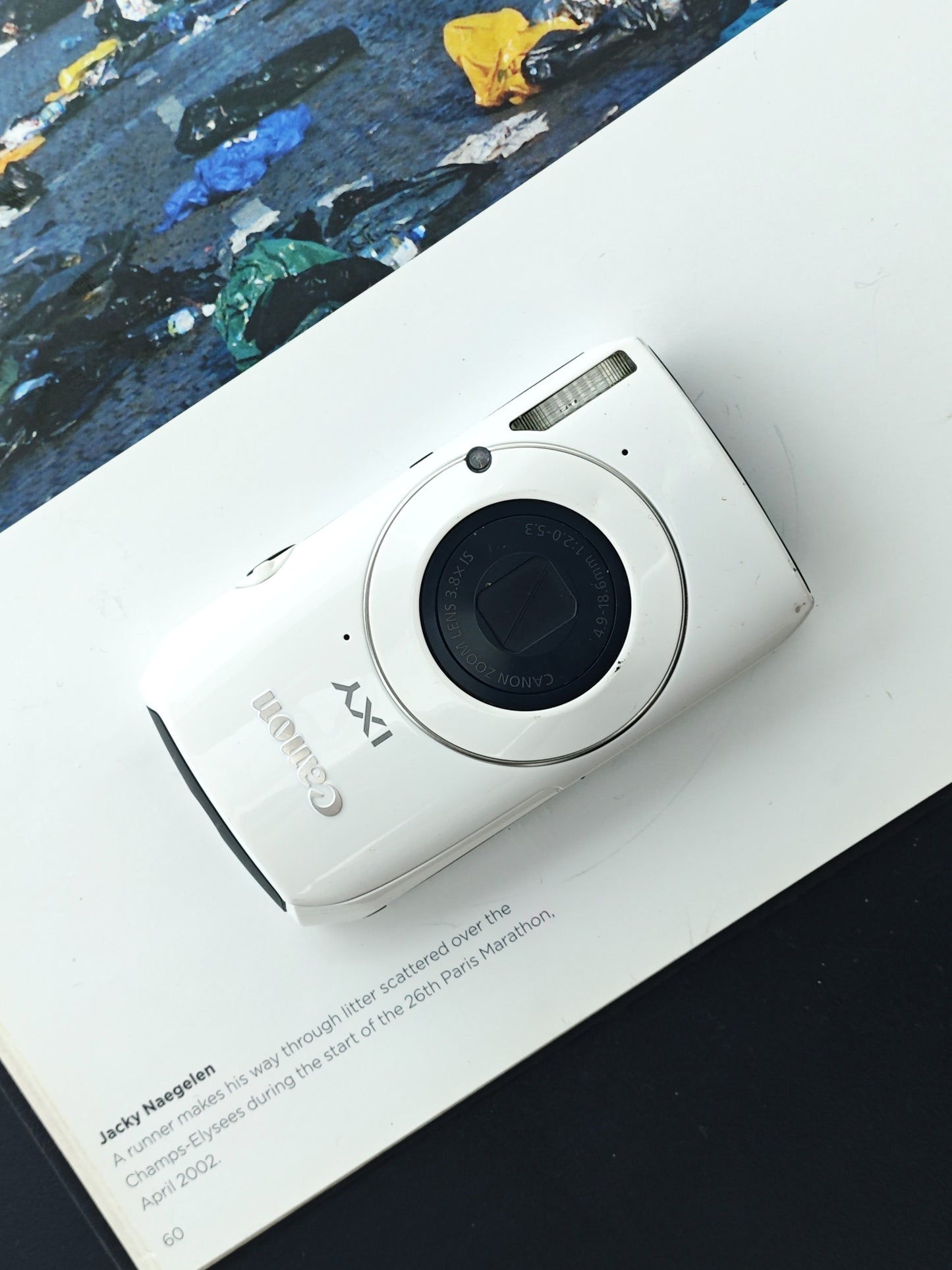 Used Canon IXY 30S white Digital Camera [No charger]