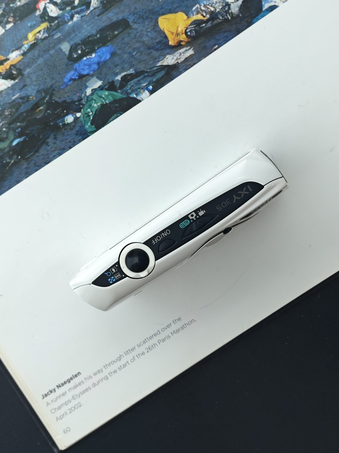 Used Canon IXY 30S white Digital Camera [No charger]