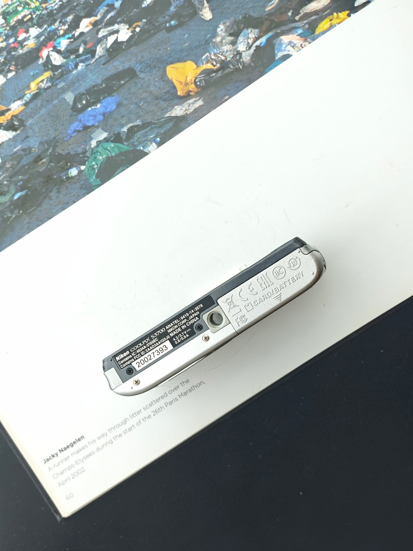 Used Nikon Coolpix S3700 silver Digital Camera