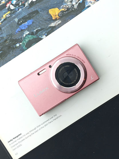 Used Panasonic Lumix DMC-FH10 pink Digital Camera [JPN only, No charger]